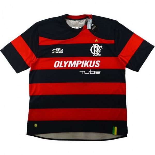 Thailande Maillot Football Flamengo Domicile Retro 2009 Rouge